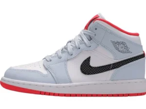 JORDAN 1 MID x HALF BLUE POLKA DOT SWOOSH