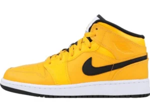 JORDAN 1 MID x UNIVERSITY GOLD BLACK