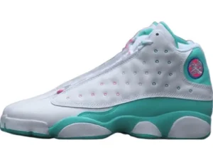 JORDAN 13 RETRO x WHITE SOAR GREEN PINK