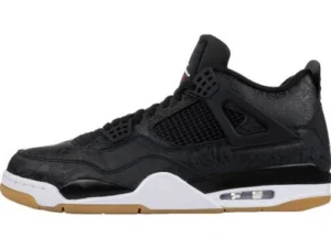 JORDAN 4 x LASER BLACK GUM