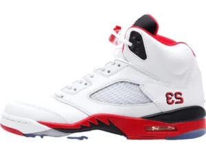 JORDAN 5 RETRO x FIRE RED SILVER TONGUE