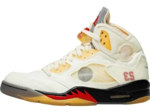 JORDAN 5 RETRO x OFF-WHITE SAIL