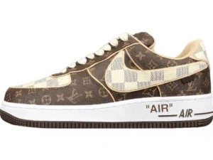 NIKE AIR FORCE 1 x LOUIS VUITTON BROWN