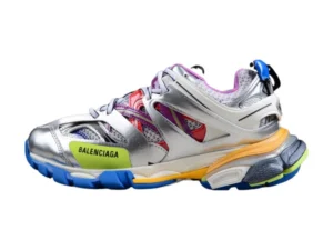 BALENCIAGA TRACK x LEATHER FREE WHITE SILVER MULTI