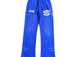 Hellstar "No Guts No Glory" Blue Sweatpants