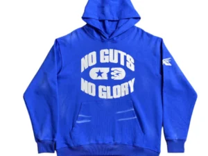Hellstar "No Guts No Glory" Blue Hoodie